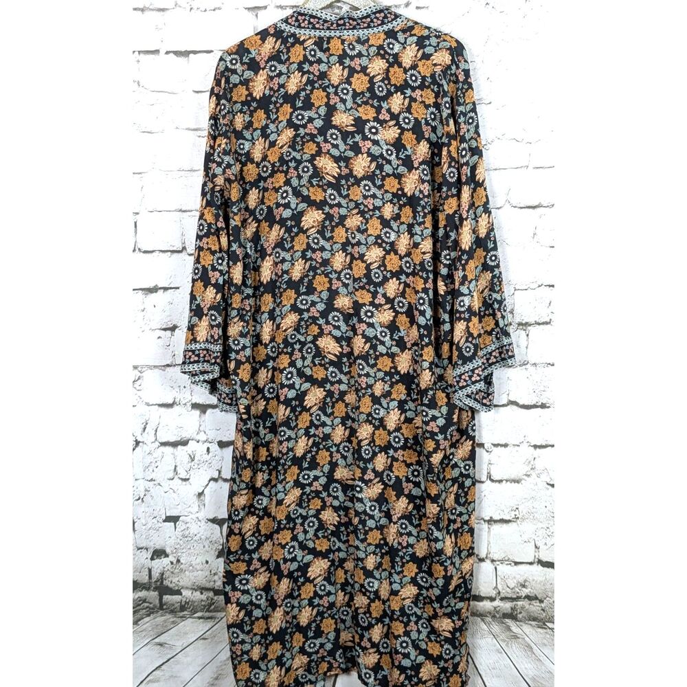 NATURAL LIFE Camila Kimono Bohemian Festival Hippie Feminine Fairy Pockets L/XL - Picture 5 of 7